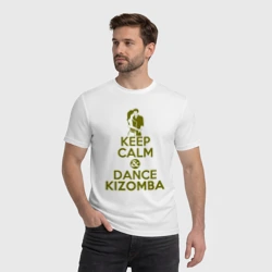 Мужская футболка хлопок Сохраняй спокойствие и танцуй кизомбу - фото 2