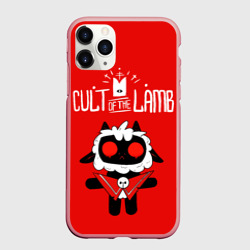 Чехол для iPhone 11 Pro Max матовый Cult of the Lamb ягненок