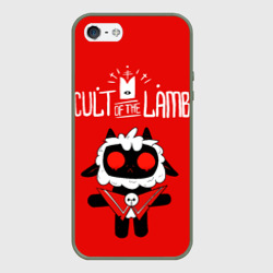 Чехол для iPhone 5/5S матовый Cult of the Lamb ягненок