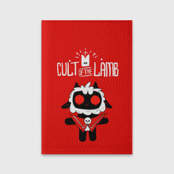 Обложка для паспорта матовая кожа Cult of the Lamb ягненок