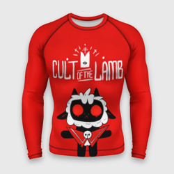 Мужской рашгард 3D Cult of the Lamb ягненок
