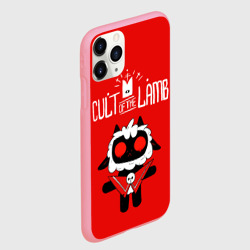 Чехол для iPhone 11 Pro Max матовый Cult of the Lamb ягненок - фото 2