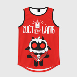 Мужская спортивная майка 3D Cult of the Lamb ягненок