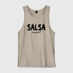 Мужская майка хлопок Сальса, кто-нибудь?