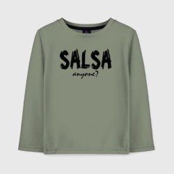 Детский лонгслив хлопок Сальса, кто-нибудь?