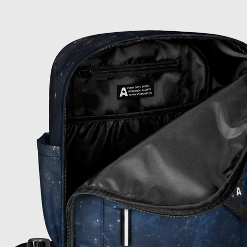 Женский рюкзак 3D с принтом Молчаливый космос, фото #5