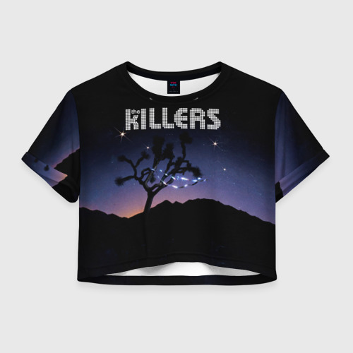 Женская футболка Crop-top 3D Don't Waste Your Wishes - The Killers, цвет 3D печать