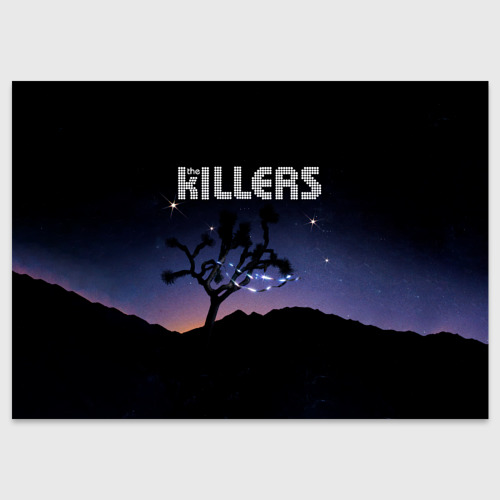 Поздравительная открытка Don't Waste Your Wishes - The Killers, цвет белый