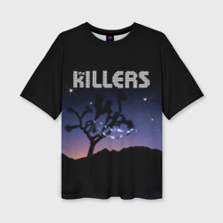 Женская футболка oversize 3D Don't Waste Your Wishes - The Killers