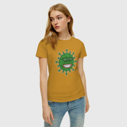 Женская футболка хлопок Пепевирус - фото 2
