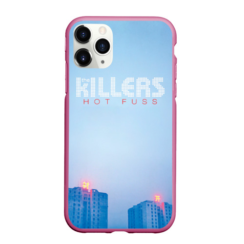 Чехол для iPhone 11 Pro Max матовый Hot Fuss - The Killers, цвет малиновый