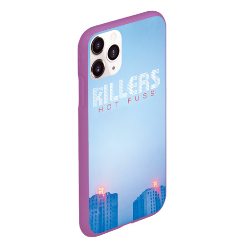 Чехол для iPhone 11 Pro Max матовый Hot Fuss - The Killers, цвет фиолетовый - фото 3