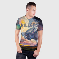 Мужская футболка 3D Slim Imploding the Mirage - The Killers - фото 2