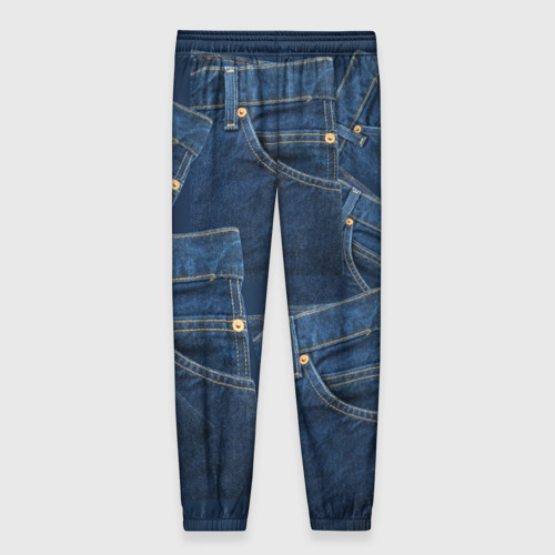 Женские брюки 3D Джинсовка jeans, цвет 3D печать - фото 2