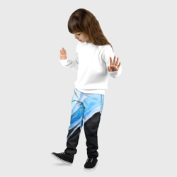 Детские брюки 3D Тёмно-синий мрамор - фото 2