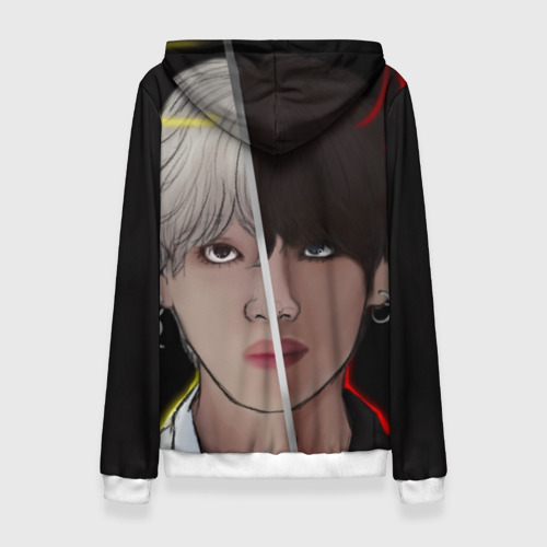 Женская толстовка 3D BTS Kim Taehyung, цвет 3D печать - фото 2