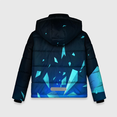 Зимняя куртка для мальчиков 3D Hitman взрыв частиц, цвет черный - фото 2