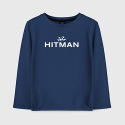 Детский лонгслив хлопок Hitman - лого