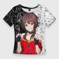 Женская футболка 3D Slim Мегумин - Коносуба