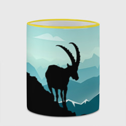 Кружка с полной запечаткой Горный козел и горы - фото 2