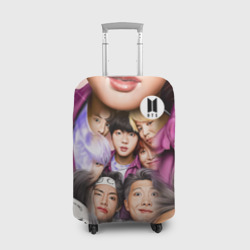Чехол для чемодана 3D BTS Team Photo