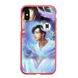 Чехол для iPhone XS Max матовый BTS JK