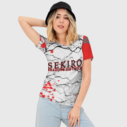 Женская футболка 3D Slim Секиро арт - фото 2