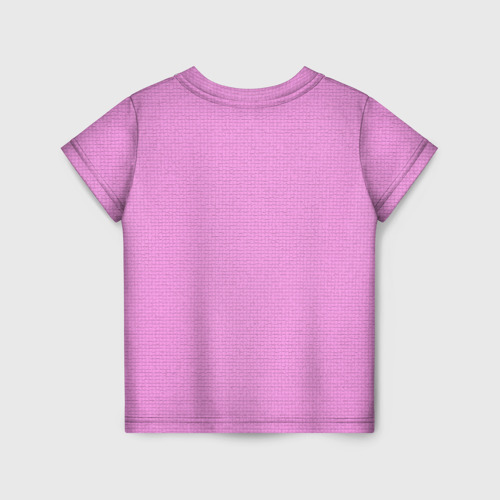 Детская футболка 3D с принтом Юрий Шатунов с белой розой, вид сзади #1