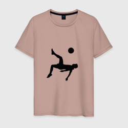 Тень Пеле – Мужская футболка хлопок с принтом купить со скидкой в -20%