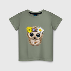 Детская футболка хлопок Мир - Ёжик