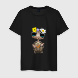 Мужская футболка хлопок Мир - Черепаха