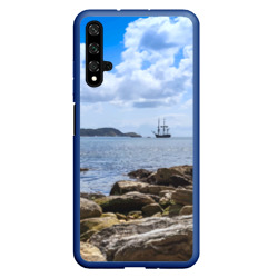 Чехол для Honor 20 Парусник на горизонте океана