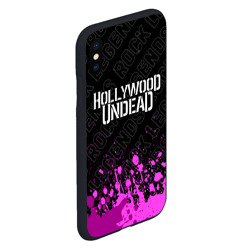 Чехол для iPhone XS Max матовый Hollywood Undead rock Legends: символ сверху - фото 2