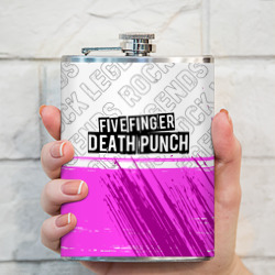 Фляга Five Finger Death Punch rock legends: символ сверху - фото 2