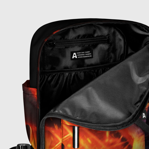 Женский рюкзак 3D с принтом Хагги Вагги в огне, фото #5