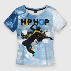 Женская футболка 3D Slim Hip hop party