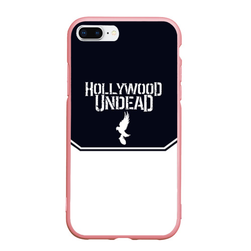 Чехол для iPhone 7Plus/8 Plus матовый Hollywood Undead краска, цвет баблгам