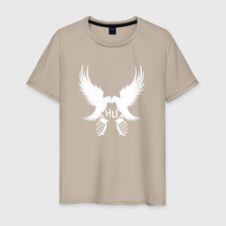 Мужская футболка хлопок Hollywood Undead - две птице