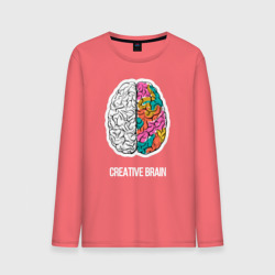 Мужской лонгслив хлопок Creative Brain