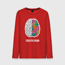 Мужской лонгслив хлопок Creative Brain