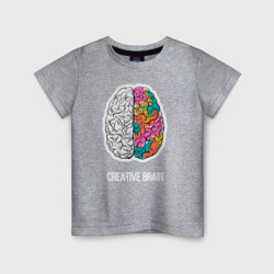 Детская футболка хлопок Creative Brain