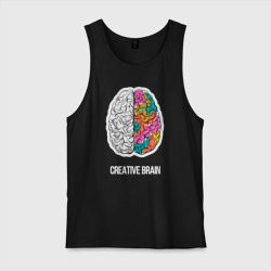 Мужская майка хлопок Creative Brain