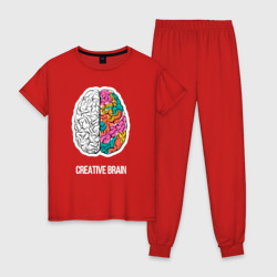 Женская пижама хлопок Creative Brain