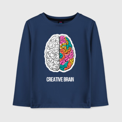 Детский лонгслив хлопок Creative Brain