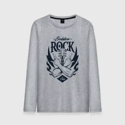Мужской лонгслив хлопок Rock evolution