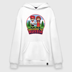 Худи SuperOversize хлопок Welcome to Russia