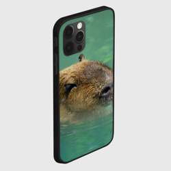 Чехол для iPhone 12 Pro Капибара под водой - фото 2