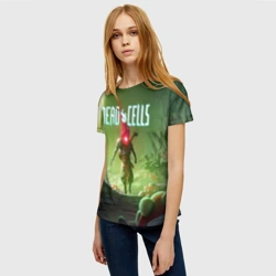 Женская футболка 3D Дед селлс арт - фото 2