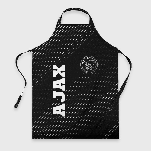 Фартук 3D Ajax sport на темном фоне: надпись, символ