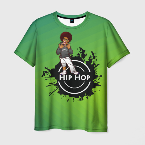 Мужская футболка 3D Хип Хоп лого, цвет 3D печать